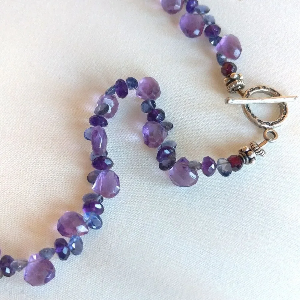 Exquisite Genuine Amethyst Necklace